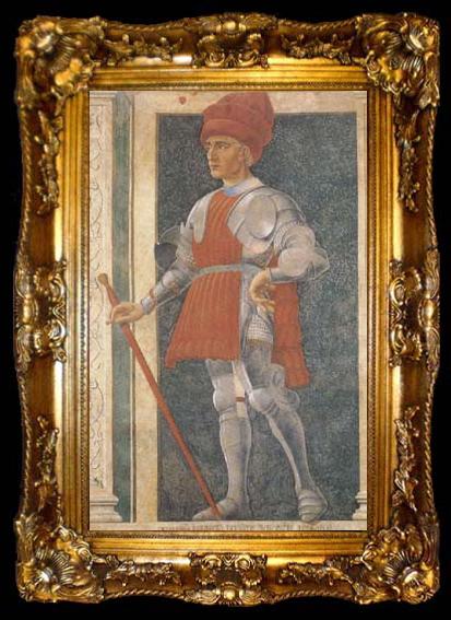 framed  Andrea del Castagno Farinata degli Uberti (mk08), ta009-2